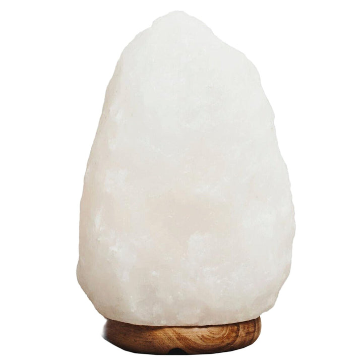 Nepal White Natural Salt Lamp - Large1 - Duck Barn Interiors