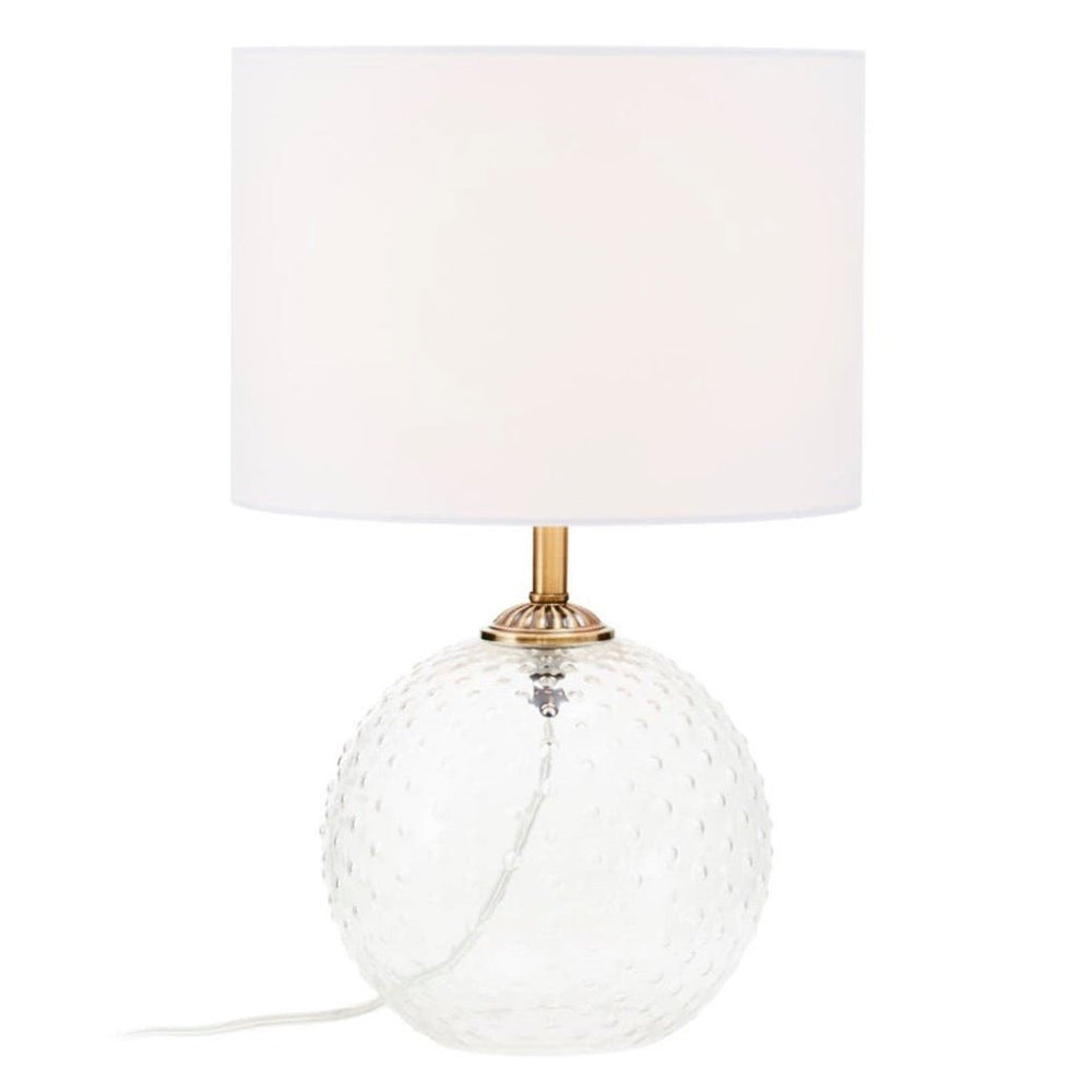 Noa Clear Glass Table Lamp2 - Duck Barn Interiors