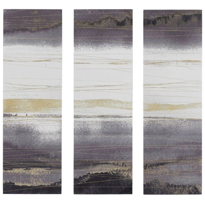 Noir Sands Triptych Art by Adelene Fletcher1 - Duck Barn Interiors