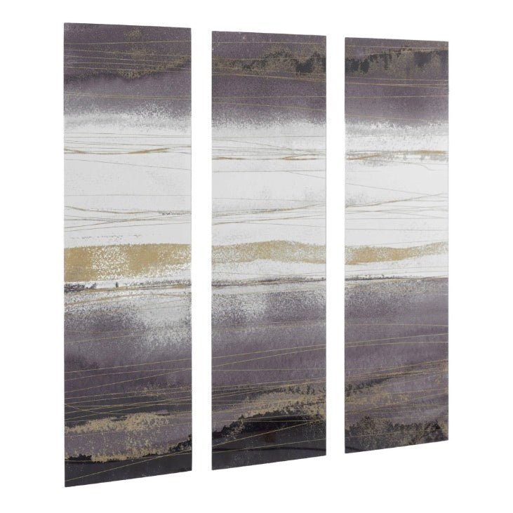 Noir Sands Triptych Art by Adelene Fletcher3 - Duck Barn Interiors