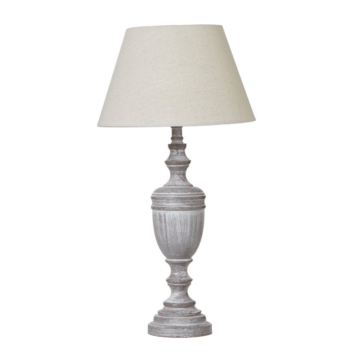 Nola Urn Table Lamp With Linen Shade1 - Duck Barn Interiors