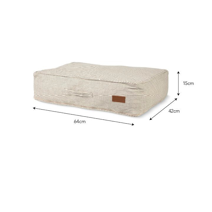 Oaklands Rectangular Pet Cushion Bed - Small6 - Duck Barn Interiors