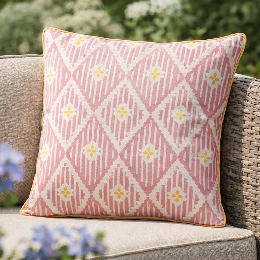 Oasis Outdoor Cushion - Pink1 - Duck Barn Interiors