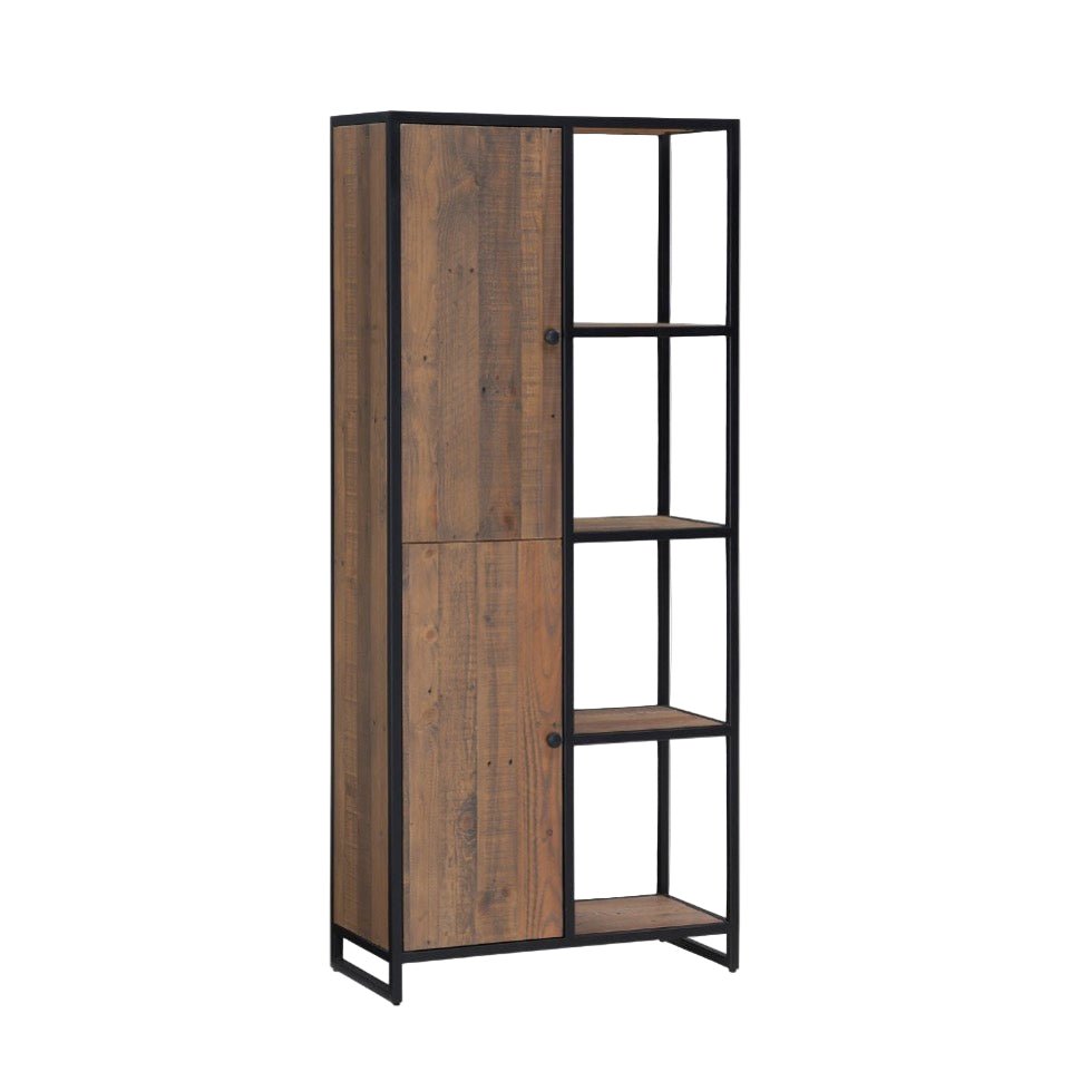 Ooki Tall Bookcase with Cupboards1 - Duck Barn Interiors
