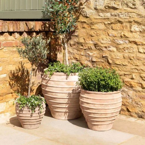 Otterton Terracotta Planters - Set of 31 - Duck Barn Interiors