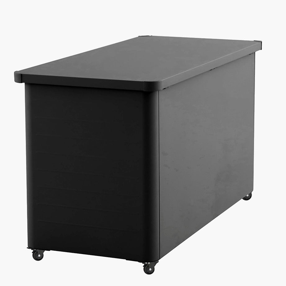 Outdoor Black Galvanised Cushion Storage Box - Large8 - Duck Barn Interiors