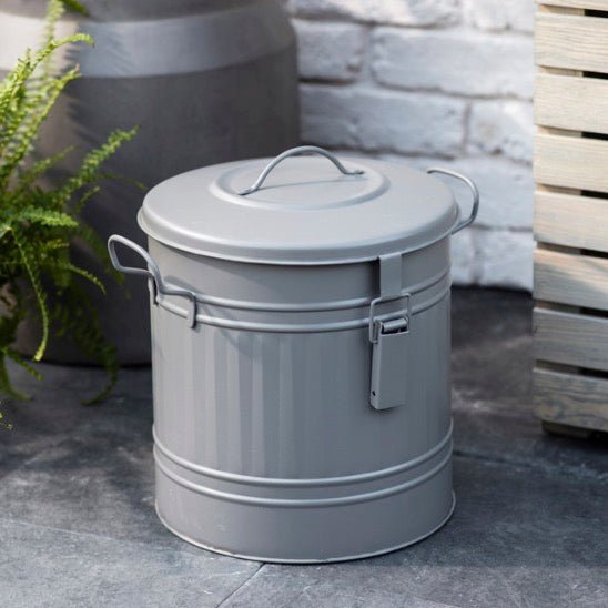 Outdoor Compost Bin with Locks - Charcoal Grey - Duck Barn Interiors