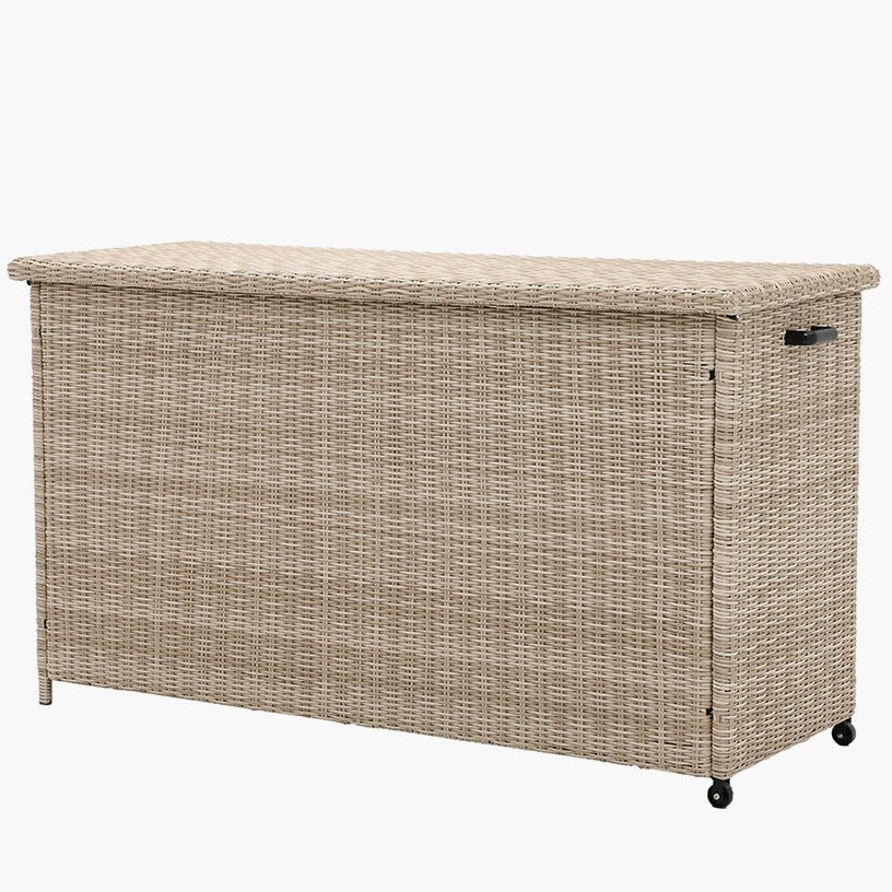 Outdoor Large Cushion Storage Box - Sandy Beige4 - Duck Barn Interiors