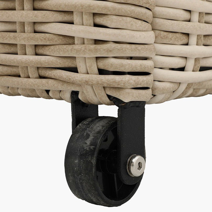 Outdoor Large Cushion Storage Box - Sandy Beige10 - Duck Barn Interiors