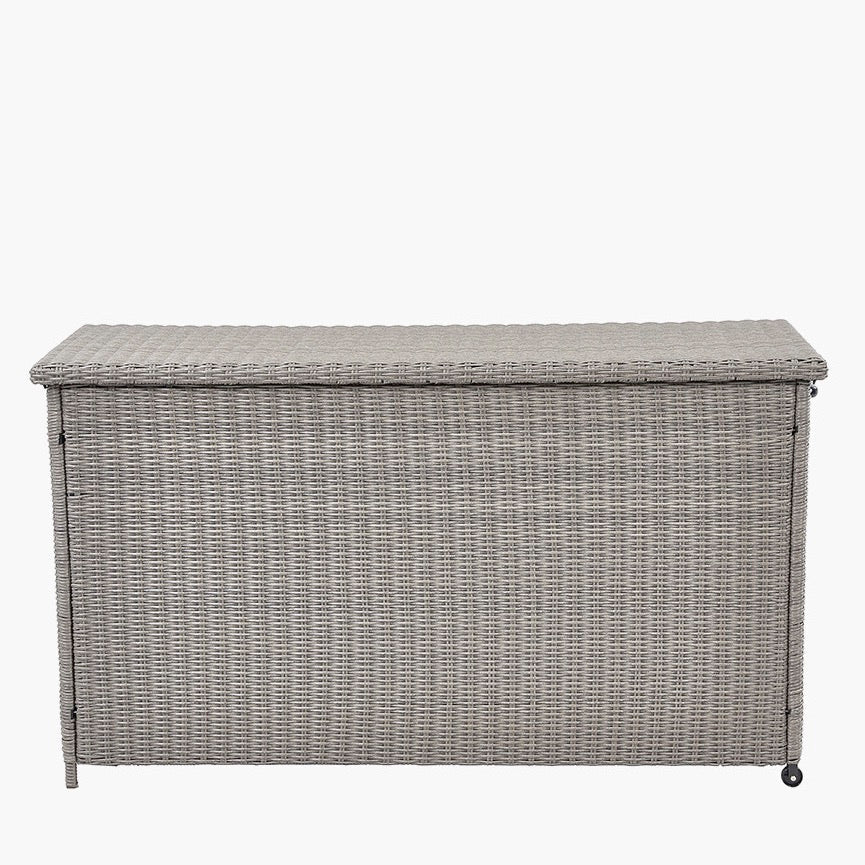 Outdoor Large Cushion Storage Box - Slate Grey4 - Duck Barn Interiors
