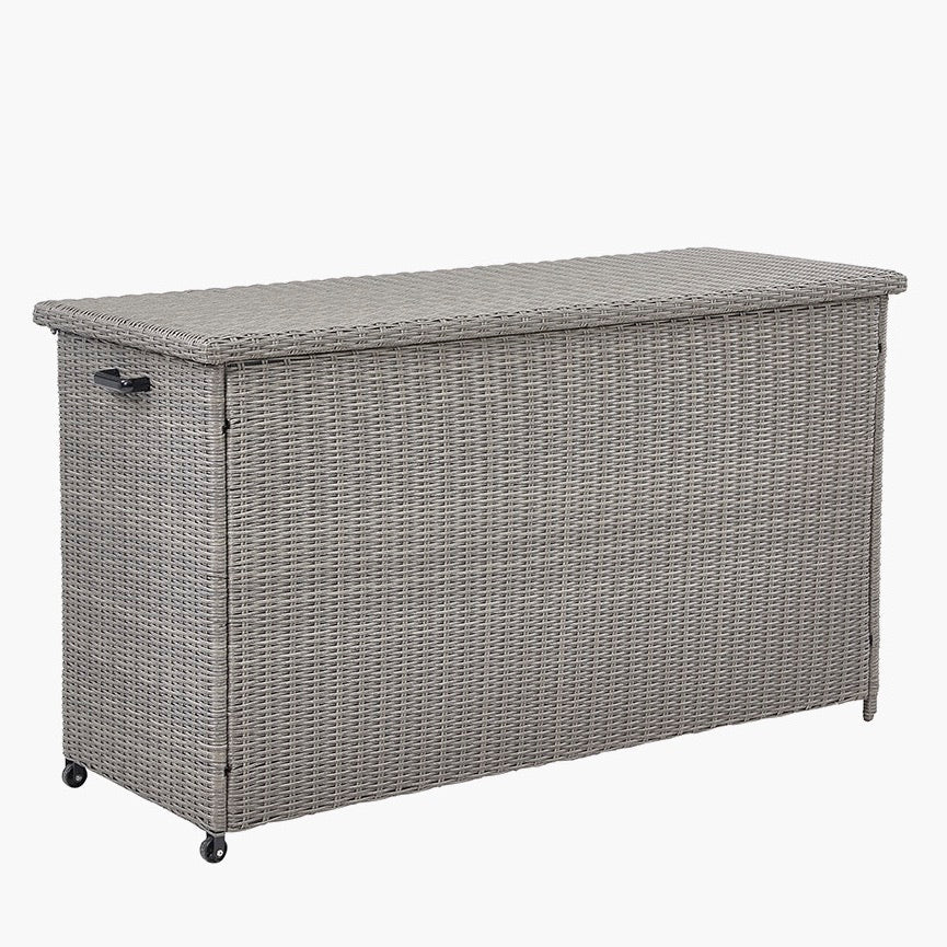 Outdoor Large Cushion Storage Box - Slate Grey5 - Duck Barn Interiors