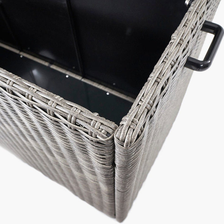 Outdoor Large Cushion Storage Box - Slate Grey8 - Duck Barn Interiors