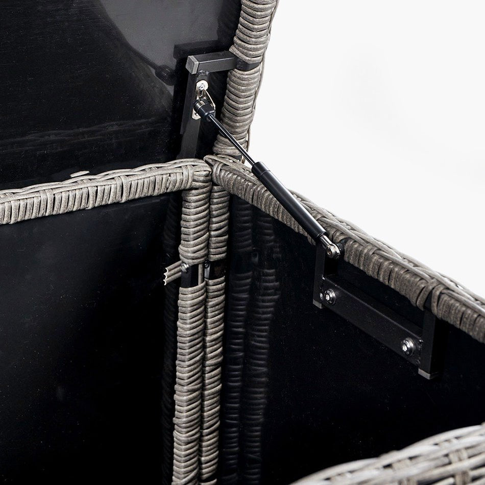 Outdoor Large Cushion Storage Box - Slate Grey9 - Duck Barn Interiors