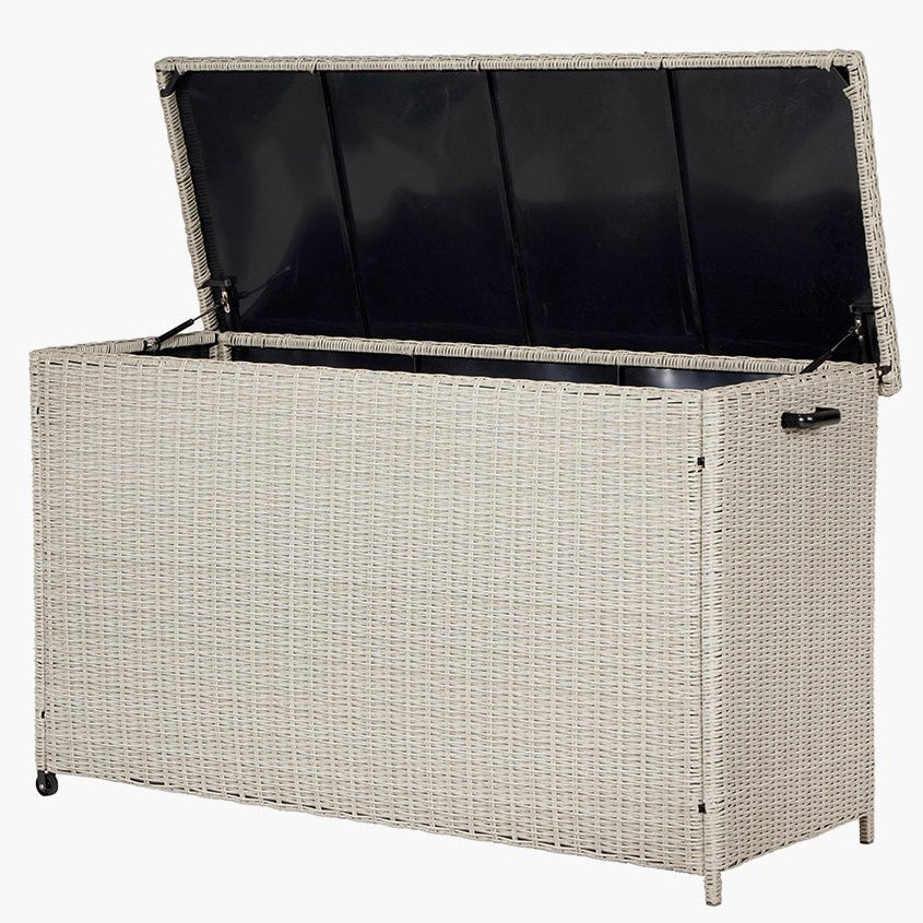 Outdoor Large Cushion Storage Box - Stone Grey2 - Duck Barn Interiors
