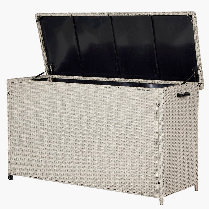 Outdoor Large Cushion Storage Box - Stone Grey2 - Duck Barn Interiors