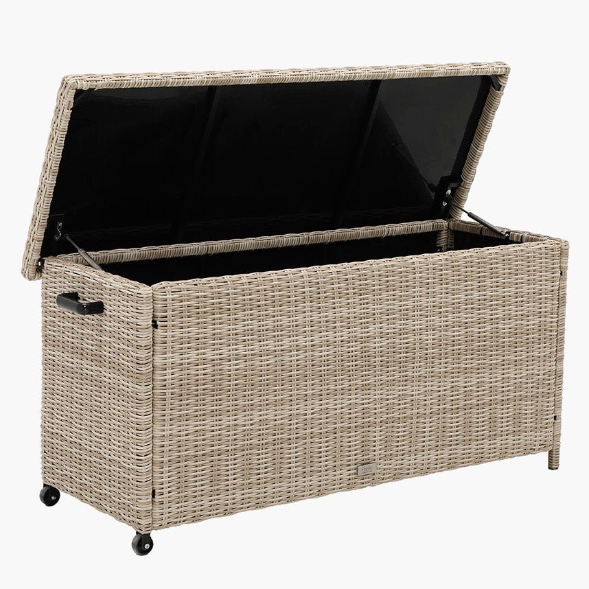 Outdoor Small Cushion Storage Box - Sandy Beige2 - Duck Barn Interiors