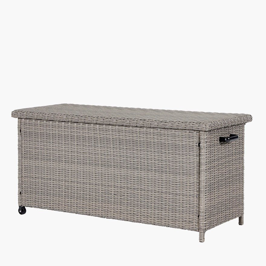 Outdoor Small Cushion Storage Box - Slate Grey4 - Duck Barn Interiors