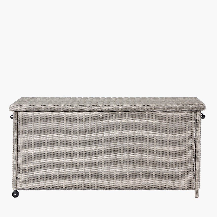 Outdoor Small Cushion Storage Box - Slate Grey2 - Duck Barn Interiors