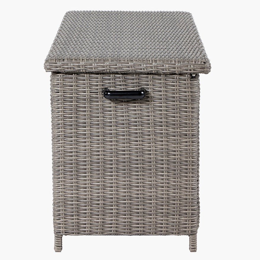 Outdoor Small Cushion Storage Box - Slate Grey3 - Duck Barn Interiors