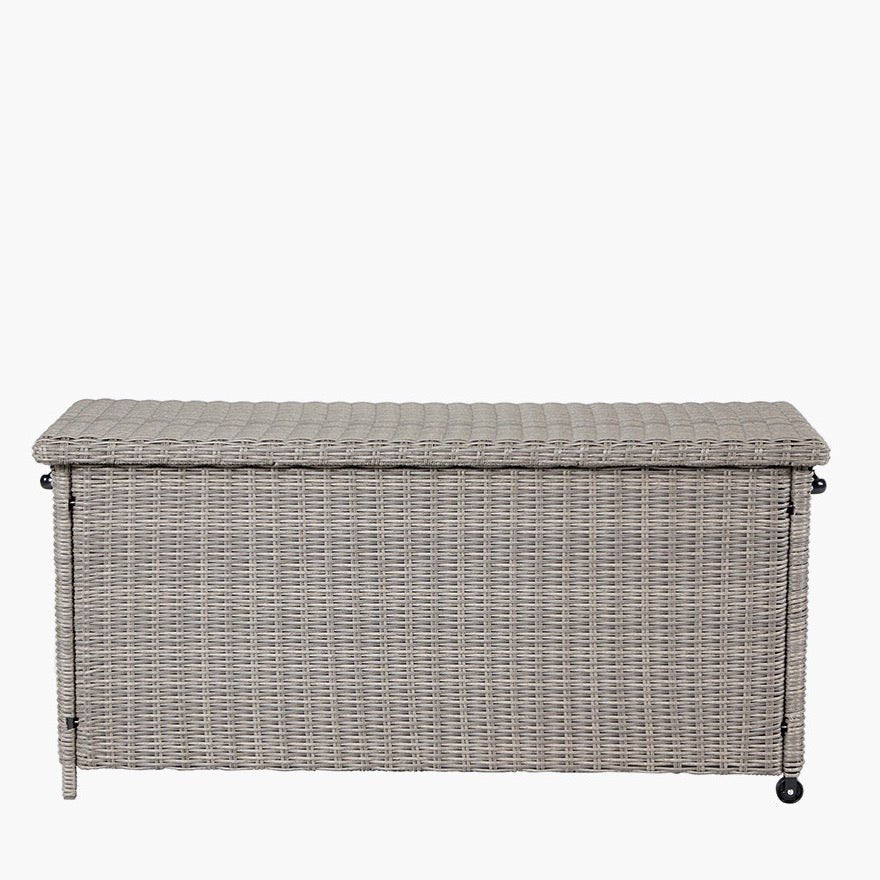 Outdoor Small Cushion Storage Box - Slate Grey5 - Duck Barn Interiors