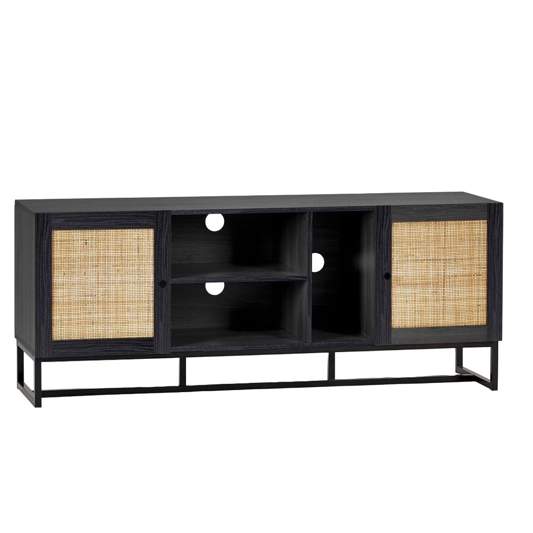 Padstow TV Unit - Black1 - Duck Barn Interiors