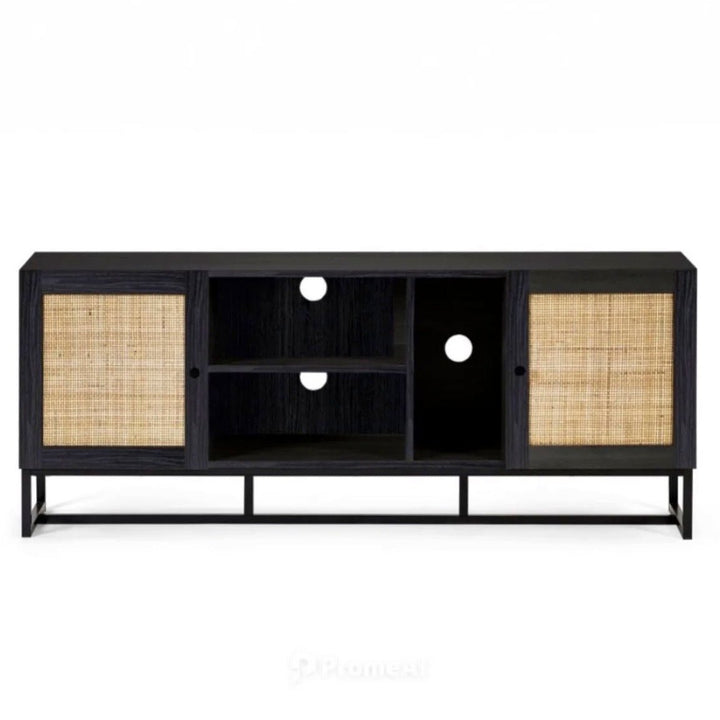 Padstow TV Unit - Black1 - Duck Barn Interiors