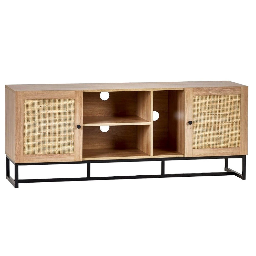 Padstow TV Unit - Oak1 - Duck Barn Interiors