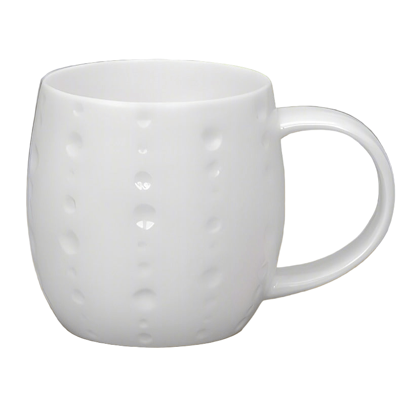Plum Bubble White Bone China Mug1 - Duck Barn Interiors