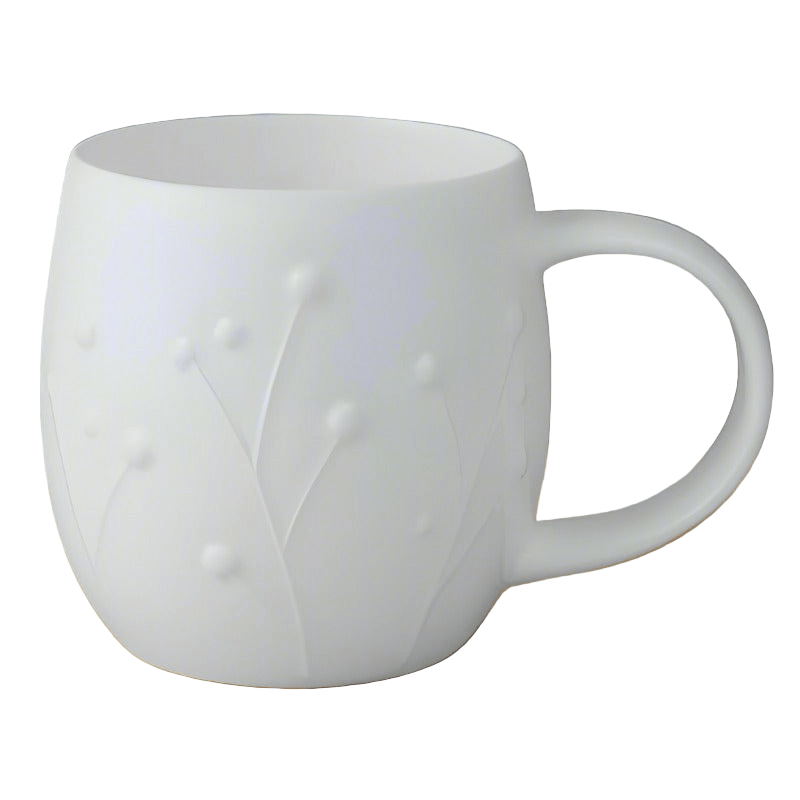 Plum Flax White Bone China Mug1 - Duck Barn Interiors