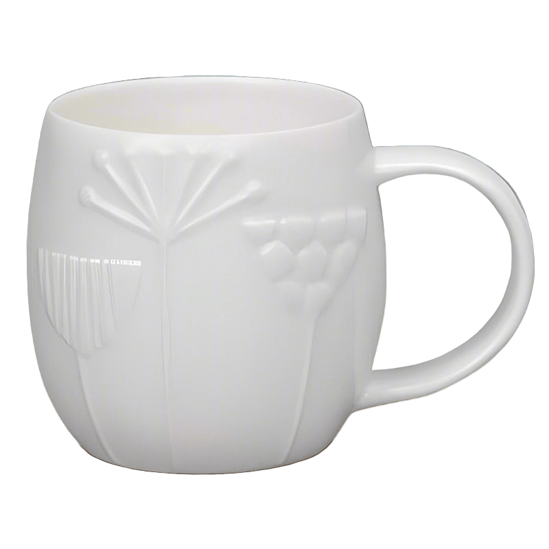 Plum Meadow White Bone China Mug1 - Duck Barn Interiors
