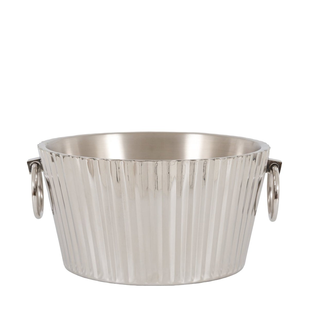 Polished Fluted Champagne Bucket5 - Duck Barn Interiors