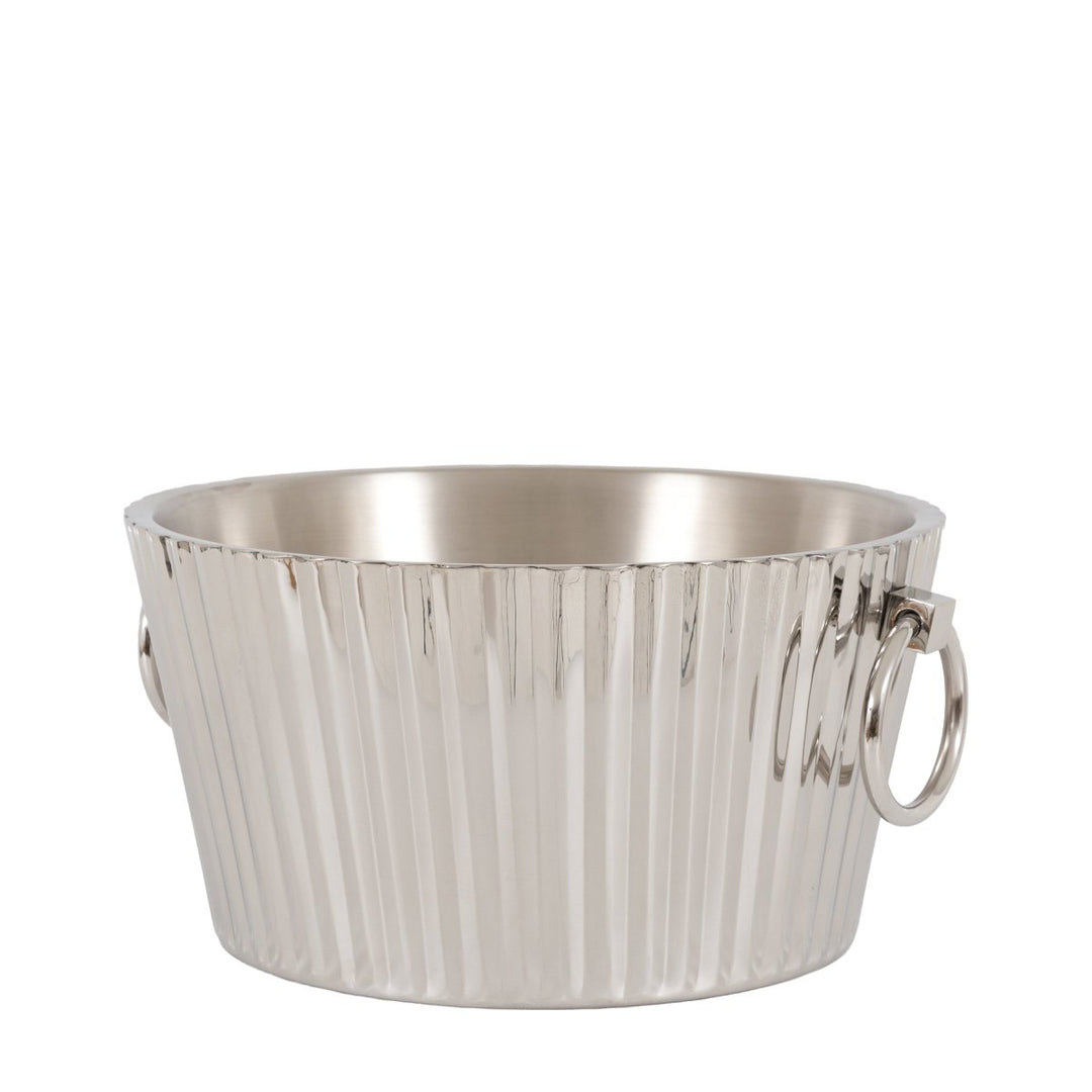 Polished Fluted Champagne Bucket6 - Duck Barn Interiors