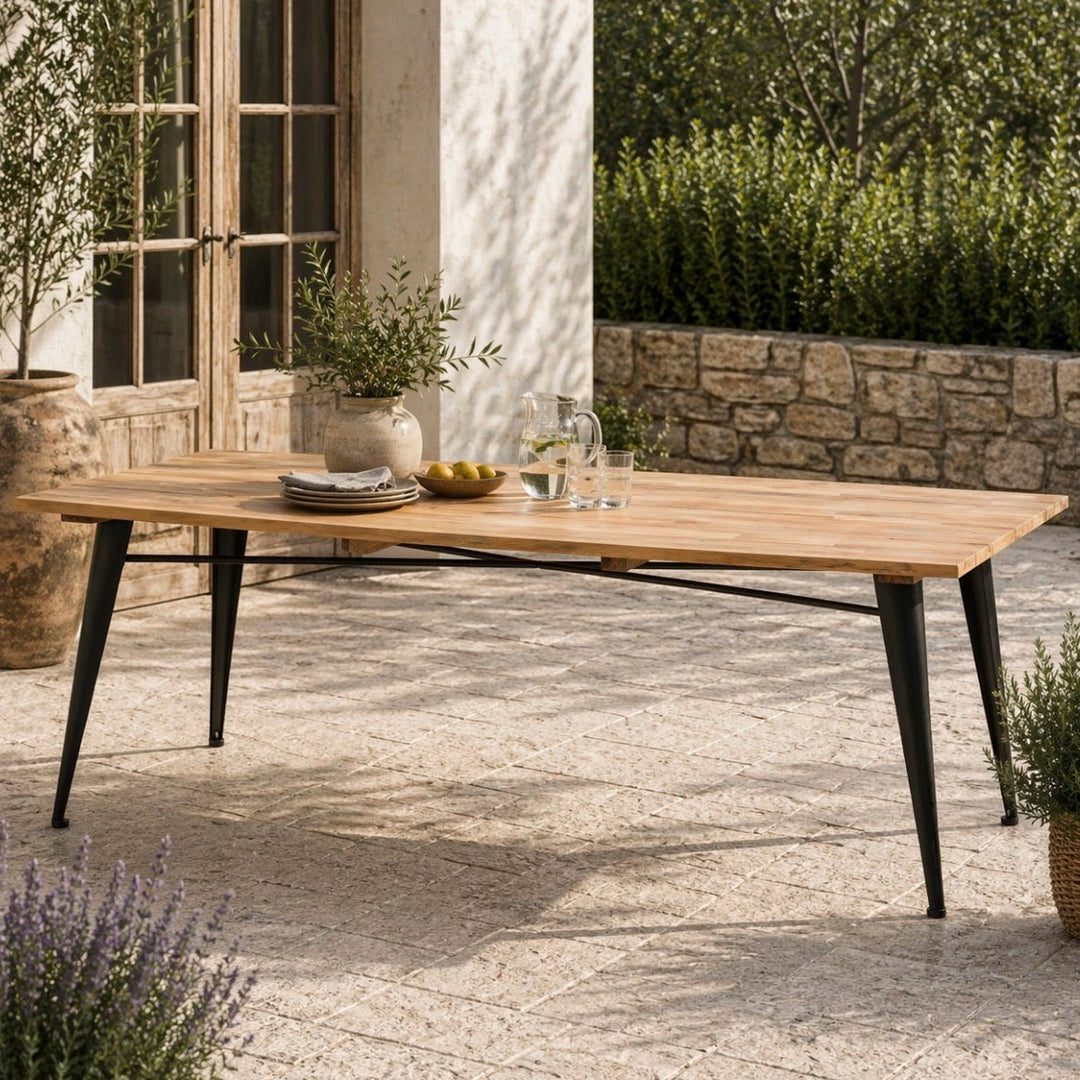 Ponza Rectangular Dining Table - Seats 61 - Duck Barn Interiors