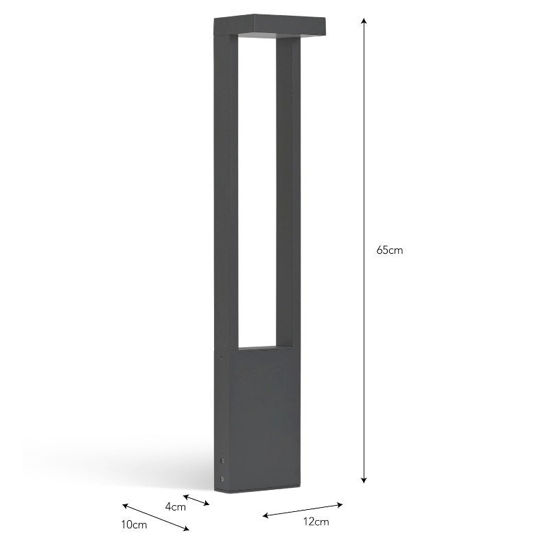 Priors Outdoor Path Light - Grey Aluminium4 - Duck Barn Interiors