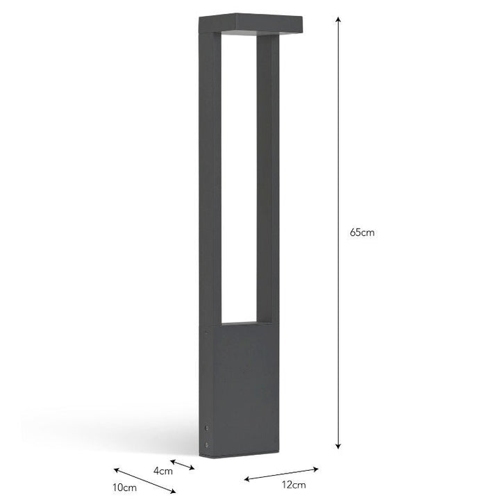 Priors Outdoor Path Light - Grey Aluminium4 - Duck Barn Interiors