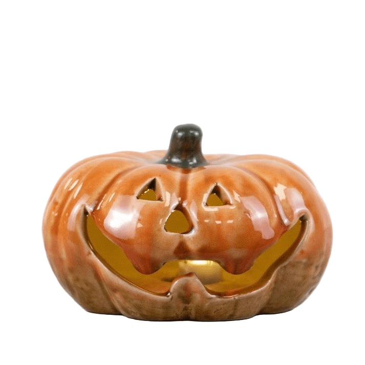 Pumpkin Face LED Ornament1 - Duck Barn Interiors