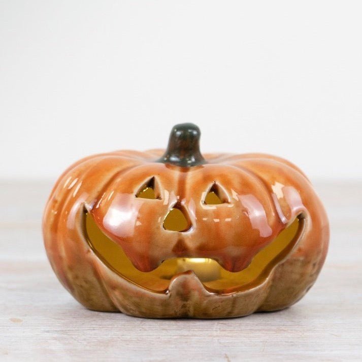 Pumpkin Face LED Ornament3 - Duck Barn Interiors