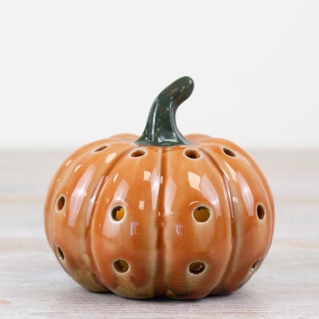 Pumpkin LED Orange Ornament3 - Duck Barn Interiors