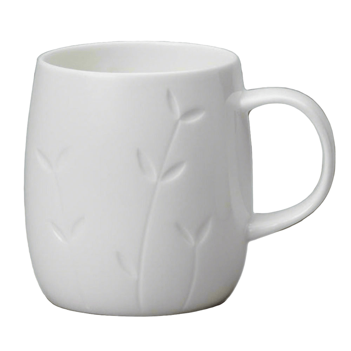 Quinto White Bone China Mug - Sapling1 - Duck Barn Interiors