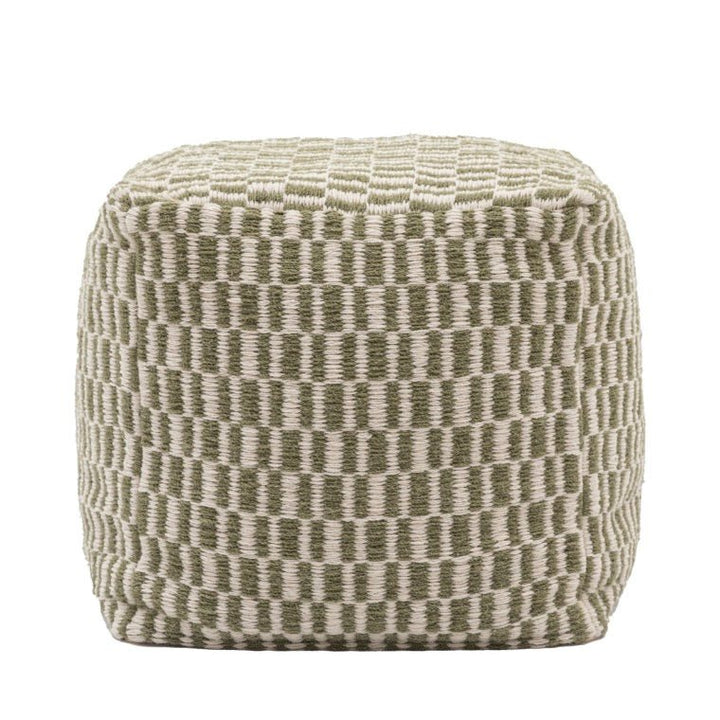 Rauma Square Pouffe - Olive5 - Duck Barn Interiors