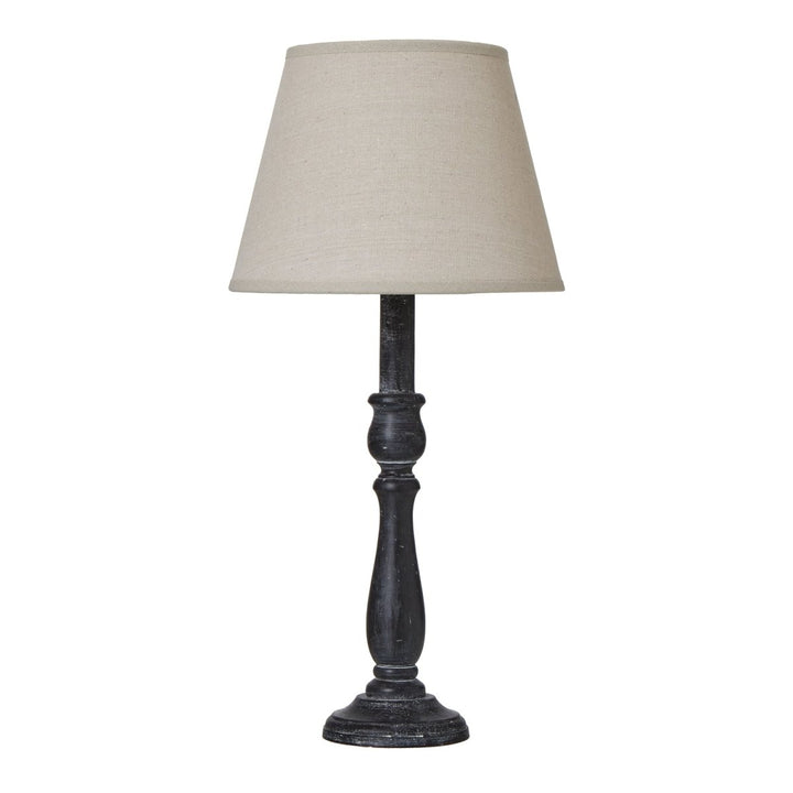 Ravenna Column Table Lamp With Linen Shade1 - Duck Barn Interiors