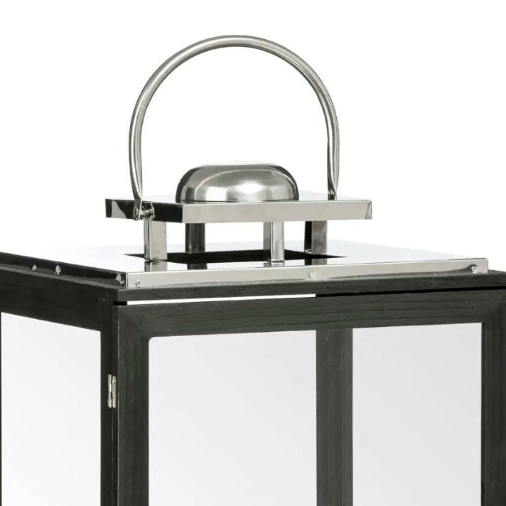 Regents Park Stainless Steel Lantern - Large2 - Duck Barn Interiors