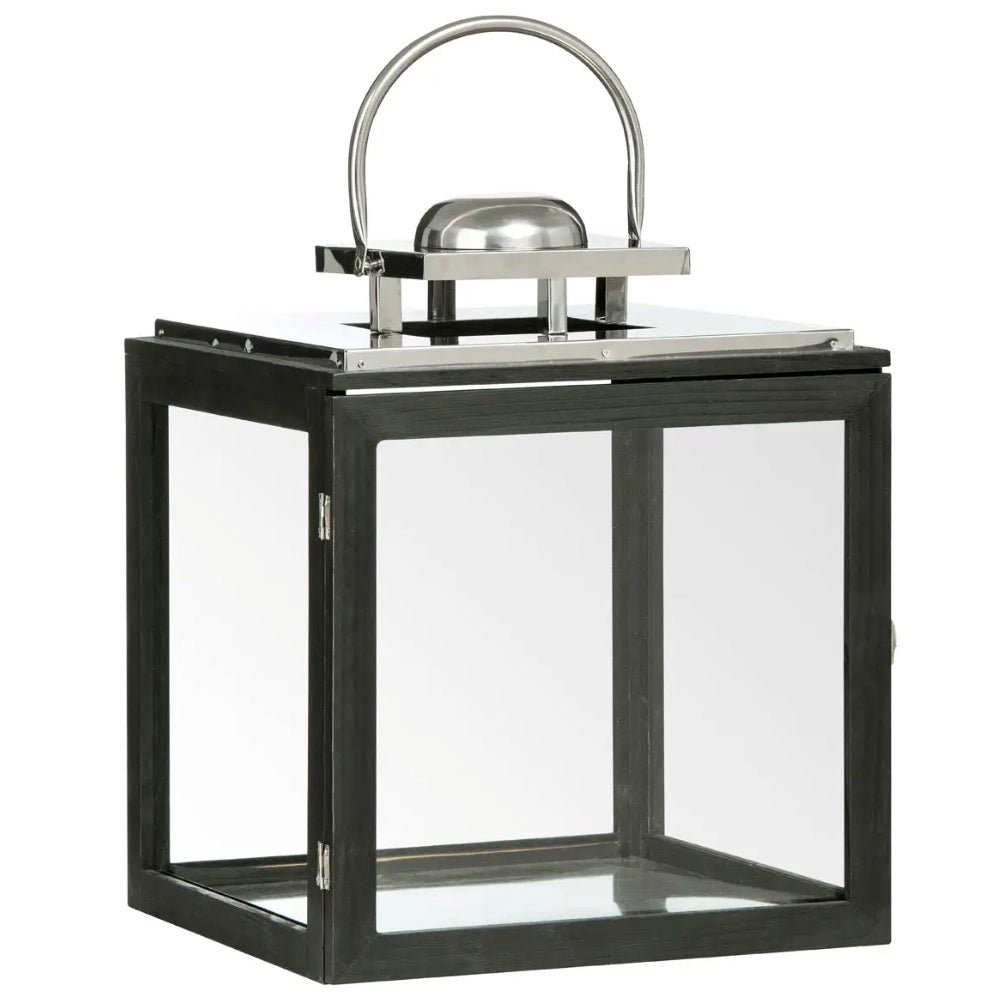 Regents Park Stainless Steel Lantern - Large1 - Duck Barn Interiors