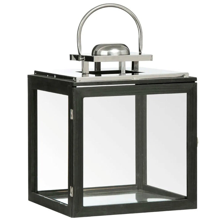 Regents Park Stainless Steel Lantern - Large1 - Duck Barn Interiors