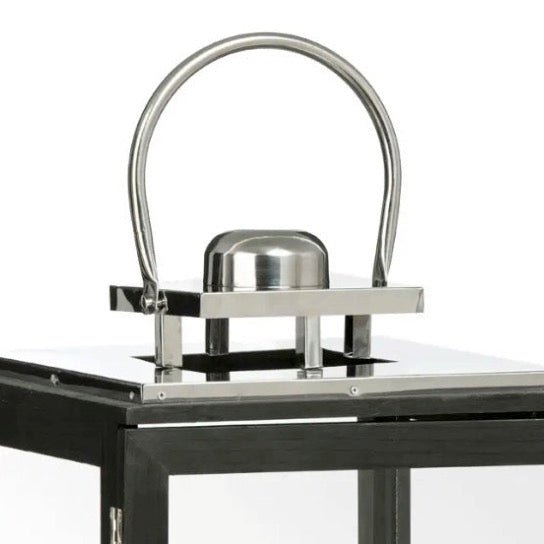Regents Park Stainless Steel Lantern - Small2 - Duck Barn Interiors