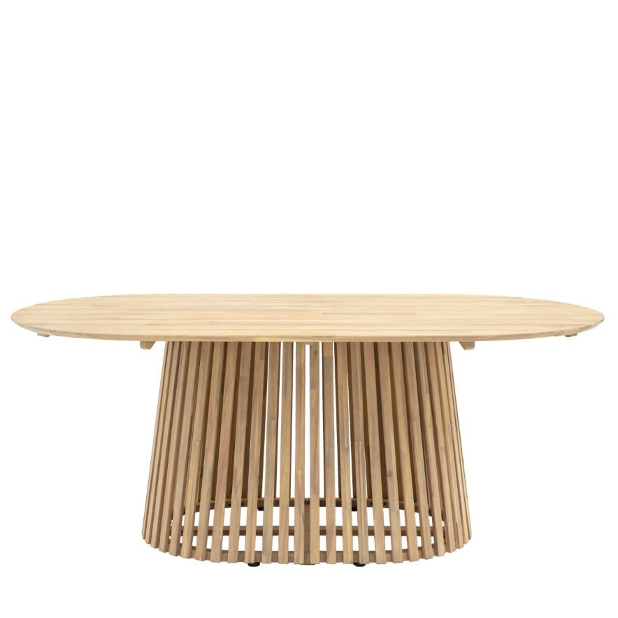 Rialto Oval Dining Table - Seats 69 - Duck Barn Interiors