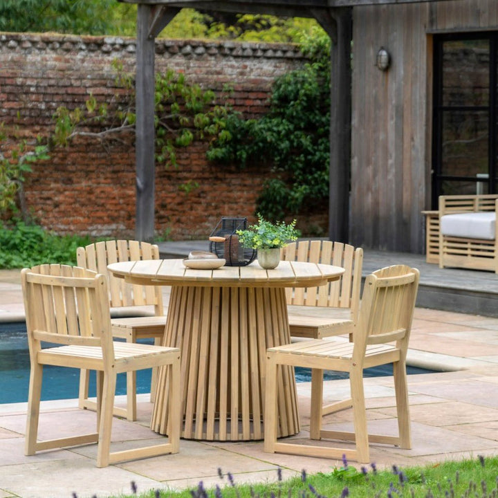 Rialto Round Dining Table - Seats 41 - Duck Barn Interiors