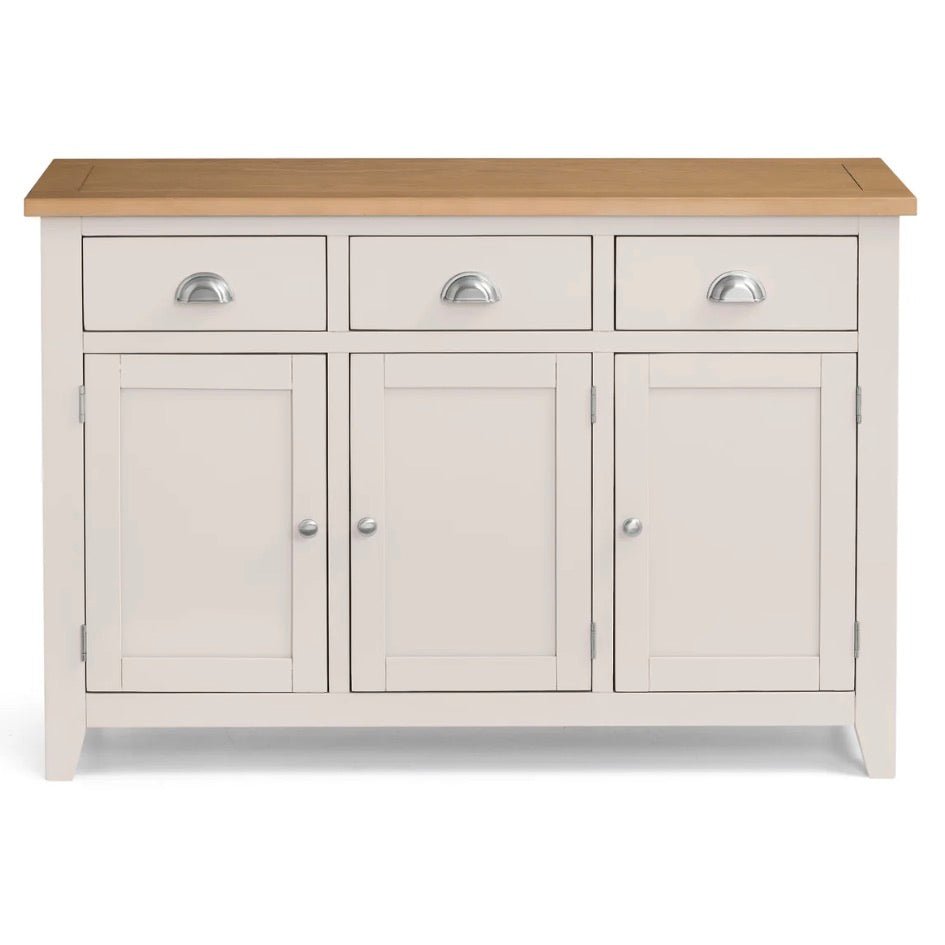 Richmond Elephant Grey 3 Door Sideboard1 - Duck Barn Interiors