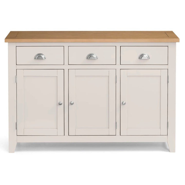Richmond Elephant Grey 3 Door Sideboard1 - Duck Barn Interiors