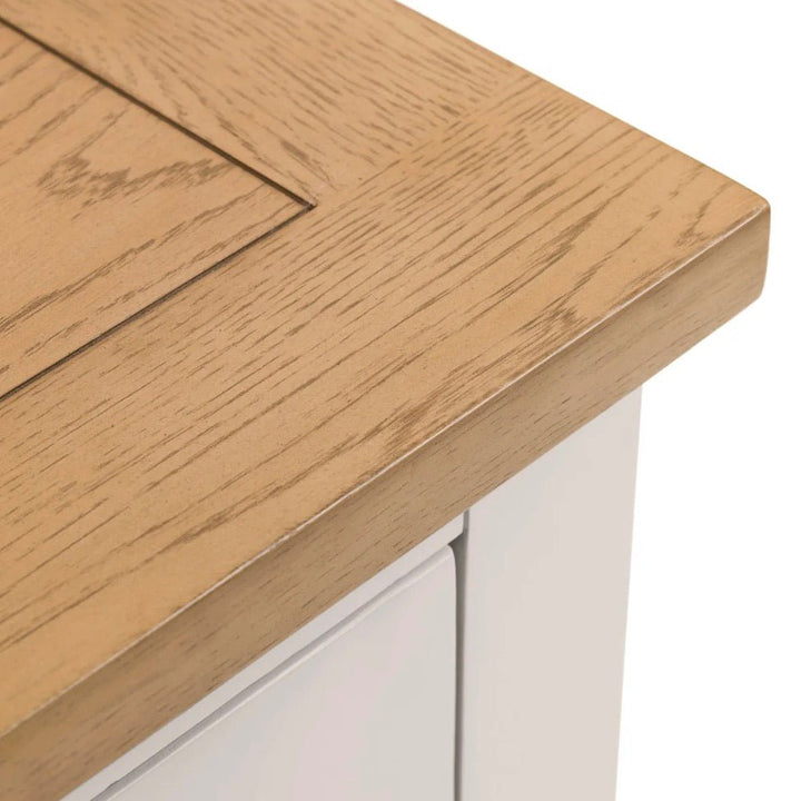 Richmond Elephant Grey 3 Drawer Beside Table6 - Duck Barn Interiors